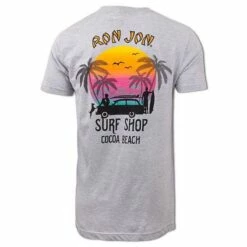 Ron Jon Dog And Car Tee -Surf Edge Shop d800x800 17040219092D heather grey ash ron jon dog car tee back
