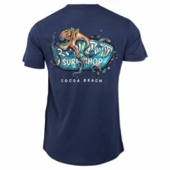 Ron Jon Kraken Fun Tee -Surf Edge Shop d800x800 17040247086D navy ron jon kraken fun tee back