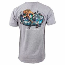 Ron Jon Kraken Fun Tee -Surf Edge Shop d800x800 17040247310 grey heather ron jon kraken fun tee back