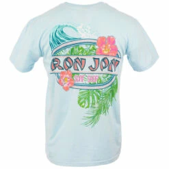 Ron Jon Floral Surf Tee -Surf Edge Shop d800x800 17040317312 chambray ron jon cocoa beach floral surf tee back