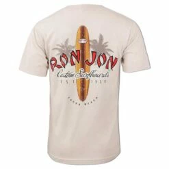 Ron Jon New Longboard Tee -Surf Edge Shop d800x800 17050033152D dust heather ron jon new longboard tee back