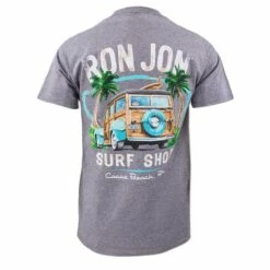 Ron Jon Back To Woody Tee -Surf Edge Shop d800x800 17060195094D gun metal ron jon back to woody tee back