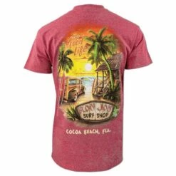 Ron Jon The Good Life Tee -Surf Edge Shop d800x800 17060198051D maroon ron jon the good life tee back