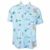RVCA Ron Jon Luke P Short Sleeve Shirt -Surf Edge Shop d800x800 20014586100D multi rvca ron jon luke p short sleeve shirt front