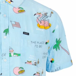 RVCA Ron Jon Luke P Short Sleeve Shirt -Surf Edge Shop d800x800 20014586D multi rvca ron jon luke p short sleeve shirt sleeve