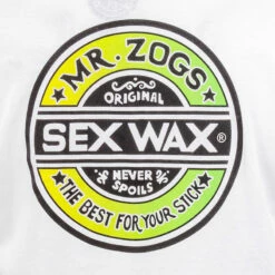 Sex Wax White Fade Long-Sleeve Tee -Surf Edge Shop d800x800 20114331001 sex wax fade white long sleeve tee back detail