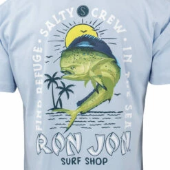 Salty Crew Ron Jon Blue Mahi Mayhem Tee -Surf Edge Shop d800x800 20140709080 salty crew ron jon mahi mayhem tee back graphic