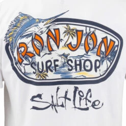 Salt Life Ron Jon Sea Escape White Graphic Tee 9 Salt Life Ron Jon Sea Escape White Graphic Tee -Surf Edge Shop d800x800 20140715001 salt life ron jon sea escape white graphic tee back graphic