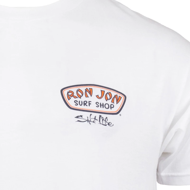Salt Life Ron Jon Sea Escape White Graphic Tee 5 Salt Life Ron Jon Sea Escape White Graphic Tee - Image 3