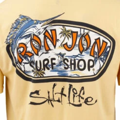 Salt Life Ron Jon Golden Haze Sea Escape Tee -Surf Edge Shop d800x800 20140716010 salt life ron jon golden haze sea escape tee back graphic