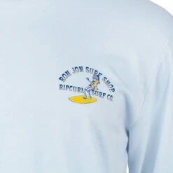 Rip Curl Ron Jon Light Blue Skelly Long-Sleeve Tee -Surf Edge Shop d800x800 20140721081 rip curl ron jon light blue skelly long sleeve tee front graphic