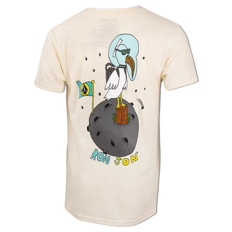 Volcom Ron Jon Creepy Moongull Cream Tee 4 Volcom Ron Jon Creepy Moongull Cream Tee - Image 2