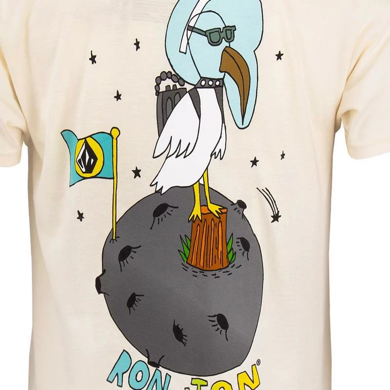 Volcom Ron Jon Creepy Moongull Cream Tee 5 Volcom Ron Jon Creepy Moongull Cream Tee - Image 3