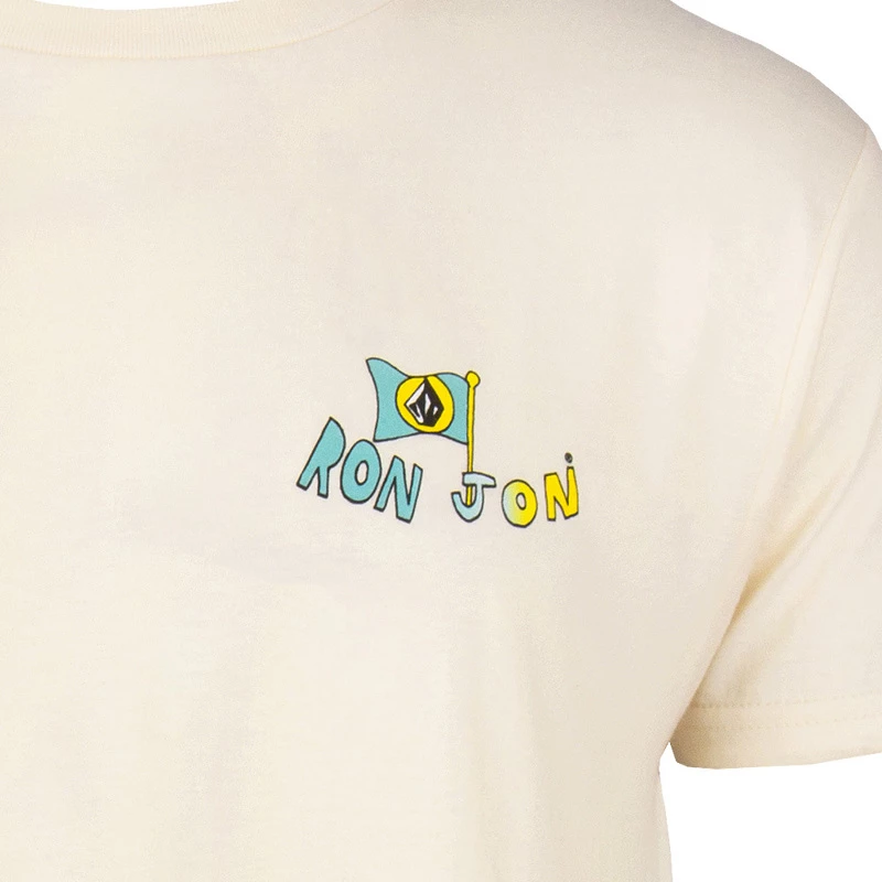 Volcom Ron Jon Creepy Moongull Cream Tee 6 Volcom Ron Jon Creepy Moongull Cream Tee - Image 4