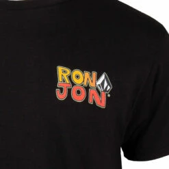 Volcom Ron Jon Creepy Spacegull Black Tee -Surf Edge Shop d800x800 20140728000 volcom ron jon creepy spacegull black tee front graphic