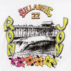 Billabong Ron Jon White Pier 2 Tee -Surf Edge Shop d800x800 20140731001 white billabong ron jon white pier 2 tee graphic