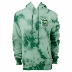 Salty Crew Ron Jon Sea Foam Tie-Dye Mahi Mayhem Hoodie -Surf Edge Shop d800x800 20560043077 seafoam salty crew ron jon tie dye mahi mayhem hoodie front