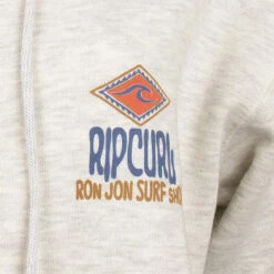 Rip Curl Ron Jon Juniors Shredder Zip Hoodie -Surf Edge Shop d800x800 30090154605 light grey rip curl ron jon juniors shredder zip hoodie front graphic