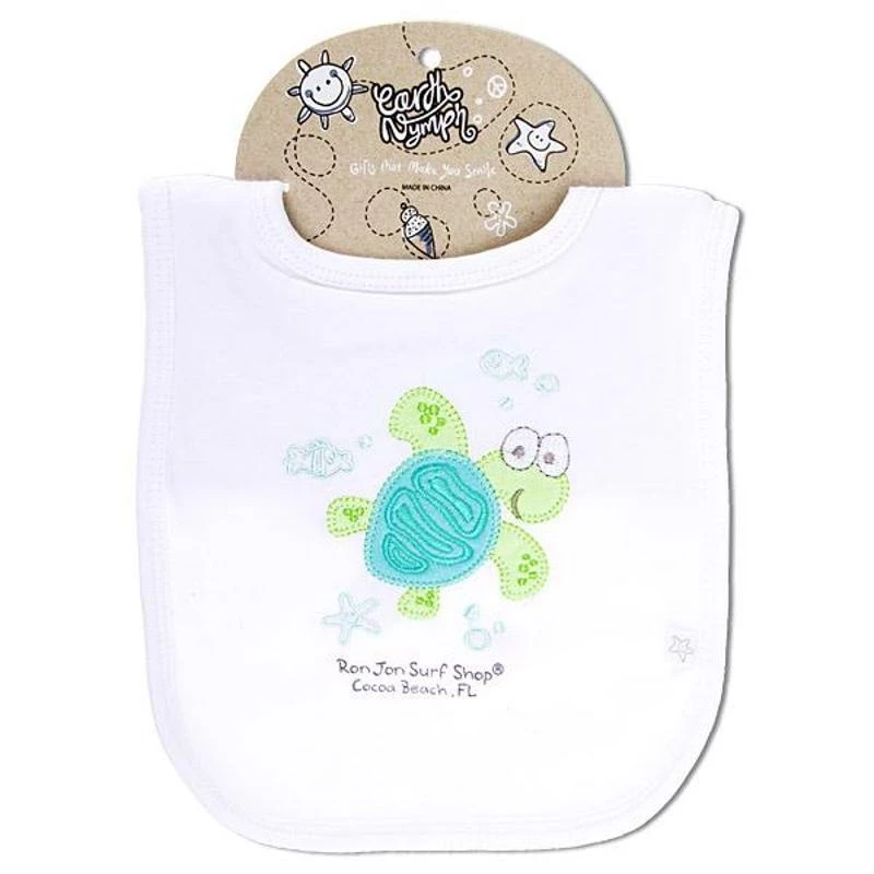 Earth Nymph Ron Jon Baby Turtle Bib 3 Earth Nymph Ron Jon Baby Turtle Bib