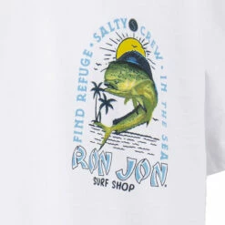 Salt Life Ron Jon Kids Mahi Mayhem Tee -Surf Edge Shop d800x800 40140074001 white salt life ron jon kids mahi mayhem tee front graphic