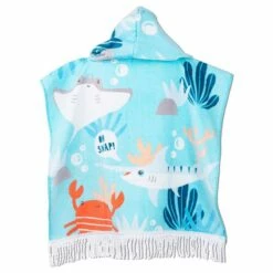 Earth Nymph Ron Jon Shark Toddler Cape Towel