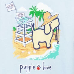 Puppy Love Ron Jon Kids Lifeguard Pup Tee -Surf Edge Shop d800x800 40530076081 light blue puppy love ron jon kids lifeguard pup tee graphic