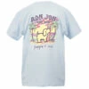 Puppie Love Ron Jon Kids Surf Palm Pup Tee -Surf Edge Shop d800x800 40530077081 light blue puppie love ron jon kids surf palm pup tee back